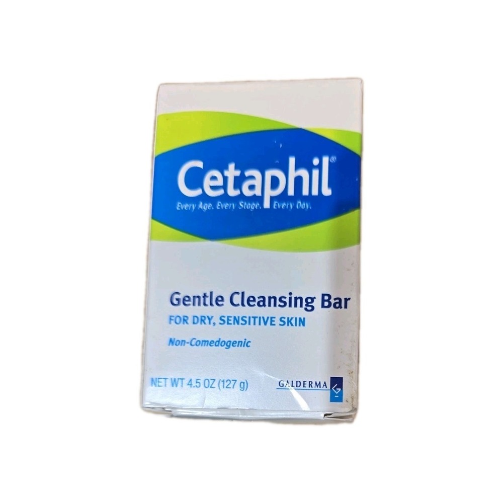 Cetaphil Gentle Cleansing Bar for Dry Sensitive Skin 4.50 oz